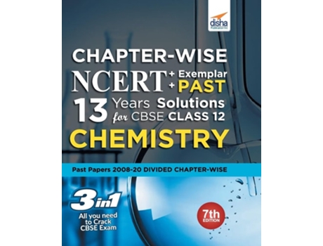 Livro Chapter-wise NCERT Exemplar PAST 13 Years Solutions for CBSE Class 12 Chemistry 7th Edition de Disha Experts (Inglês)