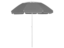 Vidaxl Guarda-sol De Praia 300 Cm Antracite