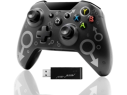 Controlador Xbox Pc Gamepad Sem Fio com Adaptador Sem Fio 2.4Ghz Compatível com One S/One X/One Elite/Xbox Series X/Ps3/Windows 7/8/10 Pret YIZHOOD