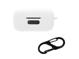 Capa De Silicone Com Fivela Sennheiser Momentum True Wireless 3 Branca Brilvibera