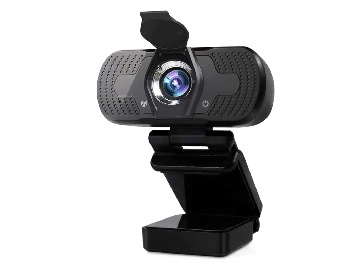 Webcam Com Microfone 1080p Full Hd Câmera De Computador Conector Usb Brilvibera