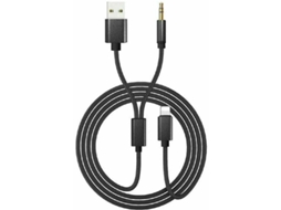 Adaptador De Áudio Universal, Blindagem Dupla Para Redução De Interferência, Conectores Resistentes À Corrosão Garantem Longevidade E Transmissão De S