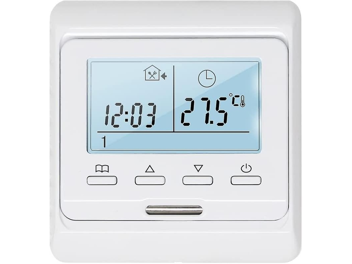 Lurelia Termostato Ambiente Programável 3a Para Aquecimento Elétrico De Piso (sem Sensor)