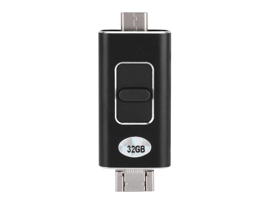 Pen Drive Usb (adequado Para Apple E Android, Armazenamento De Quatro Em Um)
