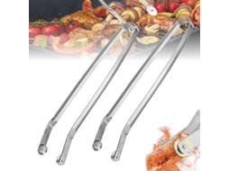 Conjunto De 2 Pinças Para Churrasco Com Cabos 40cm Comprimento