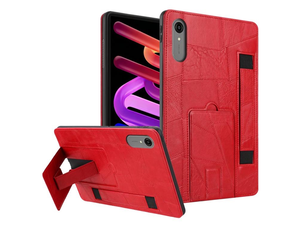 Capa Protetora Halinuia Para Lenovo Xiaoxin Pro 13 2026 / Pro Gt, Capa Traseira Em Couro Vegetal Com Pulseira Retrô E Suporte