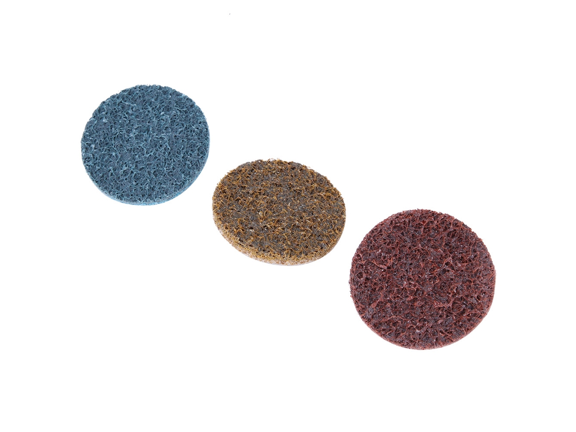 Kit de discos de lixa espiral de nylon para polimento, ferramentas e processamento de metais.