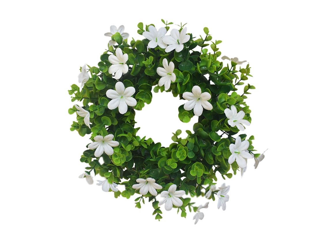 Laxiscreed Guirlanda Artificial De Relva Spring Com Folhas De Eucalipto Para Decorar Portas