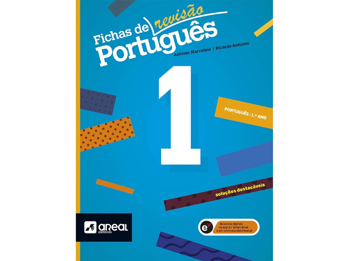 Livro Fichas de Português - 1º Ano de António Marcelino, Ricardo Antunes (Português)