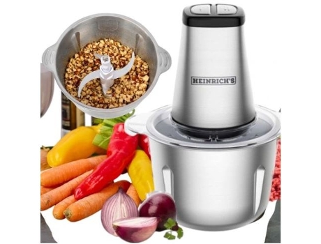 Picadora Elétrica para Frutas, Legumes e Gelo Steel 500 W Heinrichs