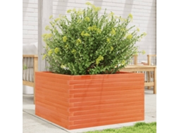 Vidaxl Vaso/floreira De Jardim 80x80x45,5 Cm Pinho Maciço Castanho Mel