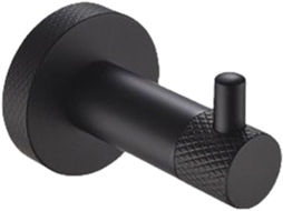 Conjunto De Acessórios Para Banheiro Com Suporte Parede Em Aço Inoxidável Preto Toalha, Papel Higiênico, Roupão E Escova