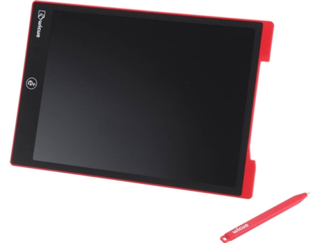 Tablet WICUE LCD para Escrita (Vermelho - 215 g - 19 x 27,9 x 0,5 cm)