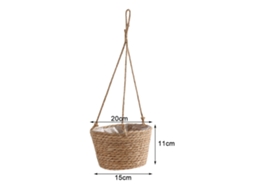 Cesto De Flores Tecido Decoração Multipropósito