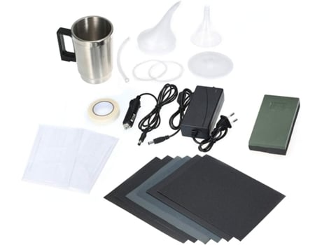 Kit Reparo Farol Carro Polimento Arranhões Preto Brawdress