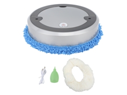 Robô de Limpeza Inteligente Cinza Prata 2400mah 50ml Tanque Umido e Seco para Casa