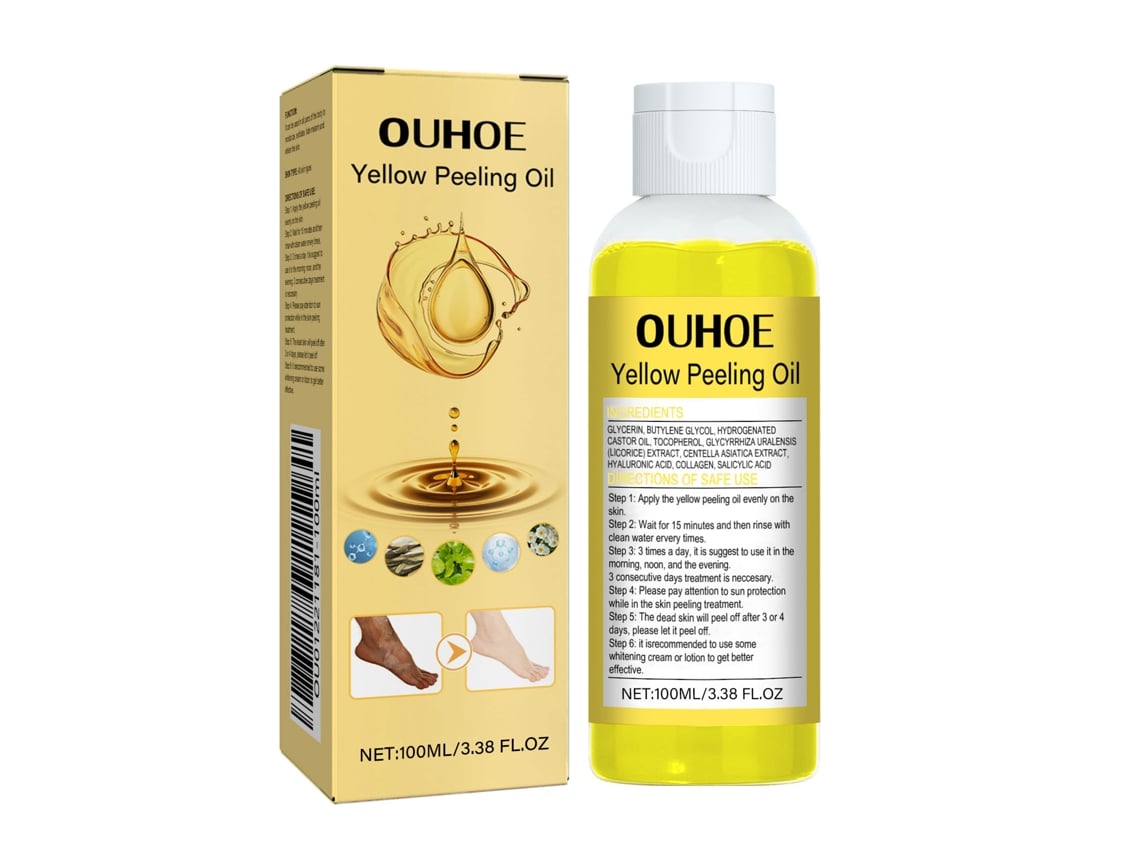Óleo Exfoliante Corporal Para Cuidado Profundo Da Pele