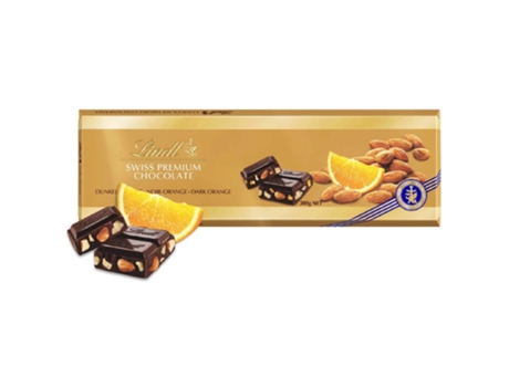 Tablete de Chocolate Negro Gold Laranja e Amêndoas LINDT