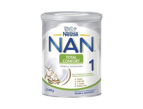 Nestlé Nan Confort 1. Leite Cólicas e Obstipação 800gr.