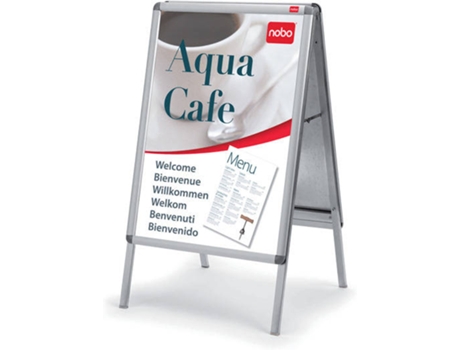 Cavalete para Publicidade  A-Frame (700x1000mm - Magnético: Não)