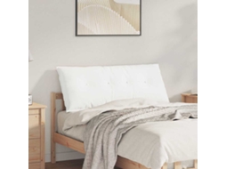 Vidaxl Travesseiro Para Costas Branco 120 X 19 X 50 Cm Tecido