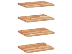 Floating Shelf, Floating Shelves Vidaxl Marrom Madeira De Acácia (60 X 30 X 2 Cm)