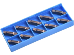 Conjunto De 10 Pastilhas Metal Duro Mgmn400 M Pc9030, Com 4mm De Largura, Para Corte De Alta Resistência, Compatíveis