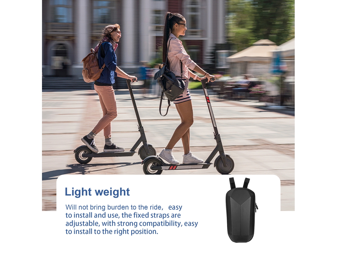 Bolsa De Armazenamento Para Scooter Eva Impermeável Bolsa De Guidão Bicicleta Frente Organizador 4l Para Scooter Elétrico Bicicleta Pasta