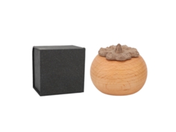 Difusor De Aroma Em Forma De Caqui Estilo Elegante Material Palo De Rosa Portátil Para Presente Y Decoración