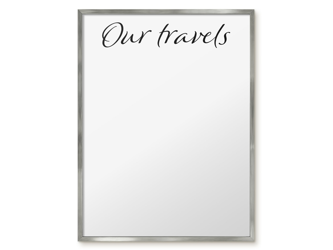 Magnetic Board Our Travels For The Living Room Espelharte (60x80 Cm)