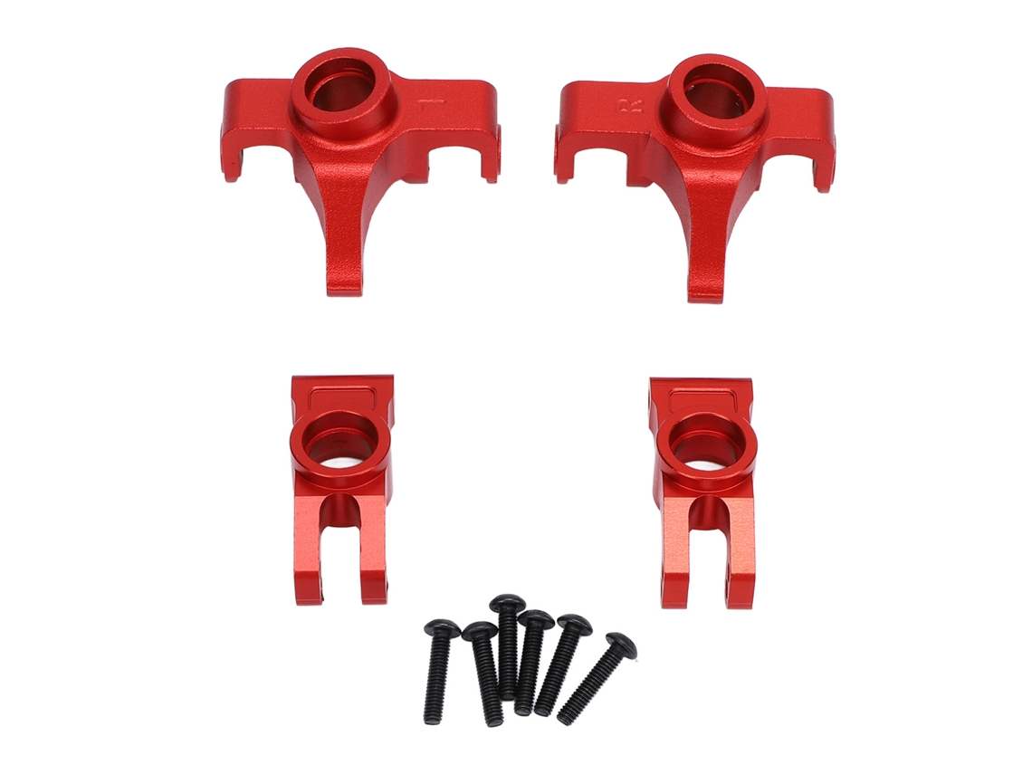 Mali peças de Upgrade Bloco de Direção Dianteiro Porta Eixo Traseiro para Mjx Hyper Go 1/14 14209 14210 Alumínio Kit de Reposição