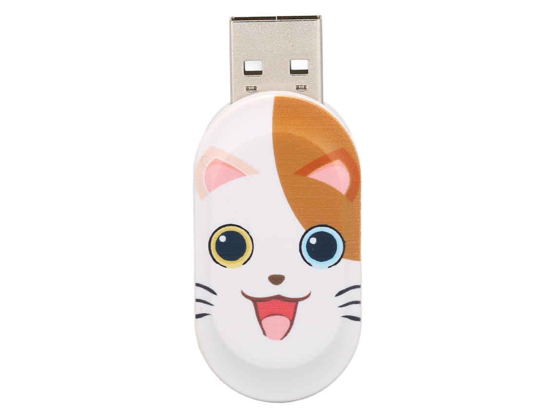 Pen Drive Usb Cartoon LAXISCREED Gato Fofo Anti interferência
