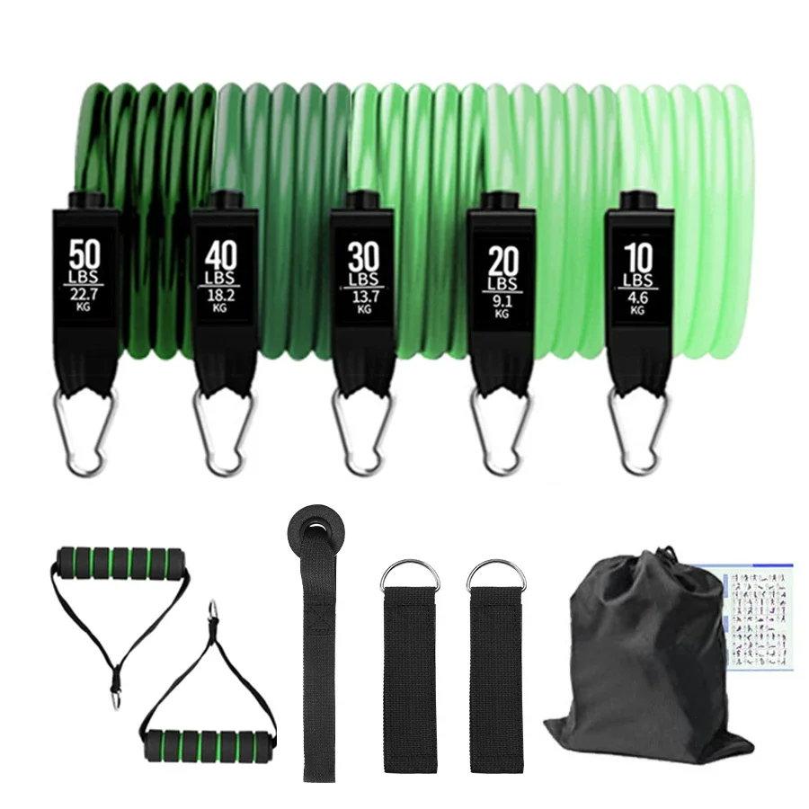 Faixa De Resistência Para Ioga, Faixa Elástica Para Treino De Fitness Com Pegador E Tornozeleira.