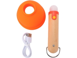 Luminária De Cabeceira Led Recarregável Via Usb Com Formato Pistão