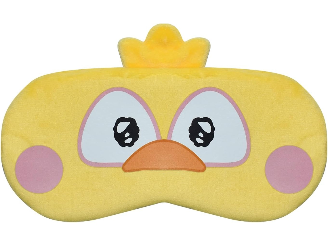 Máscara de Dormir de Pelúcia Macia com Estampa de Desenho Animado AQUAFORGE