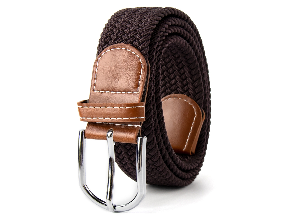 Cinto Tecido Elástico Unissexo, Ajustável Sem Furos, 110cm, para Jeans e Uso Casual, 1 Unidade STELASPLEN