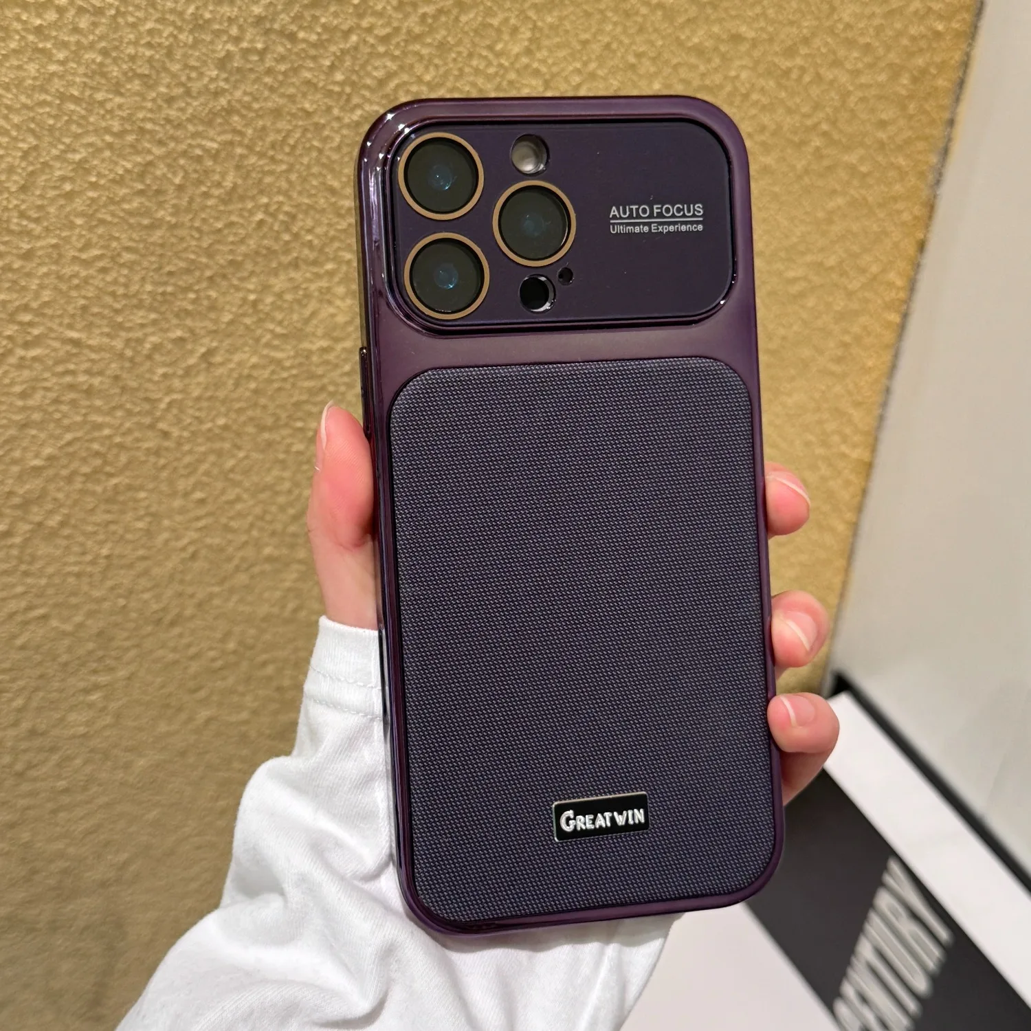 Capa Para Iphone 17 Pro (roxa), Resistente A Arranhões, Com Proteção Total Para A Lente.