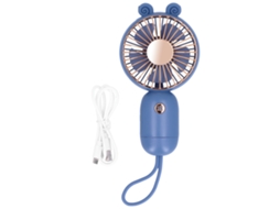 Mini ventilador USB portátil, silencioso e ajustável para uso escolar, externo, doméstico e no escritório.