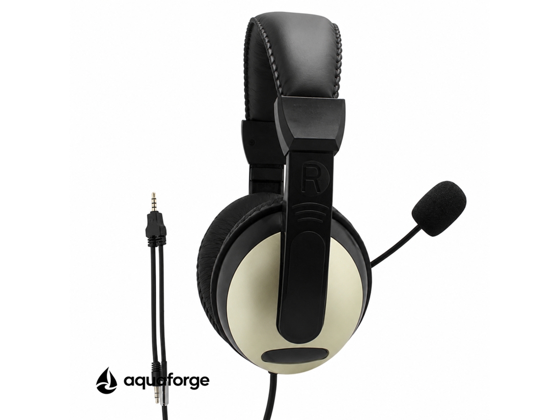 Headset Gaming Com Microfone Cancelamento De Ruído Som Estéreo 3,5 Mm