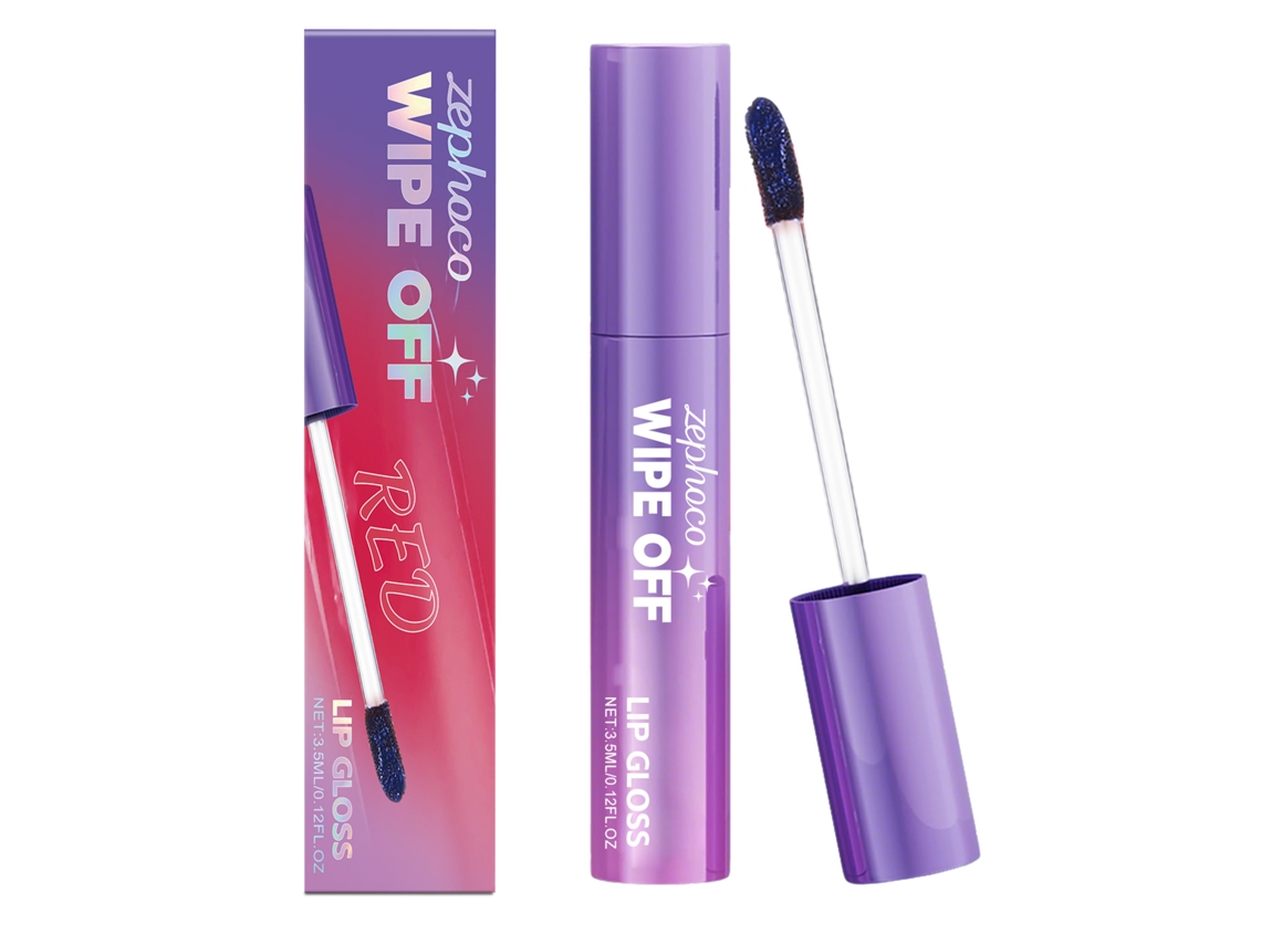 Brilho Labial Vermelho Anti descascante