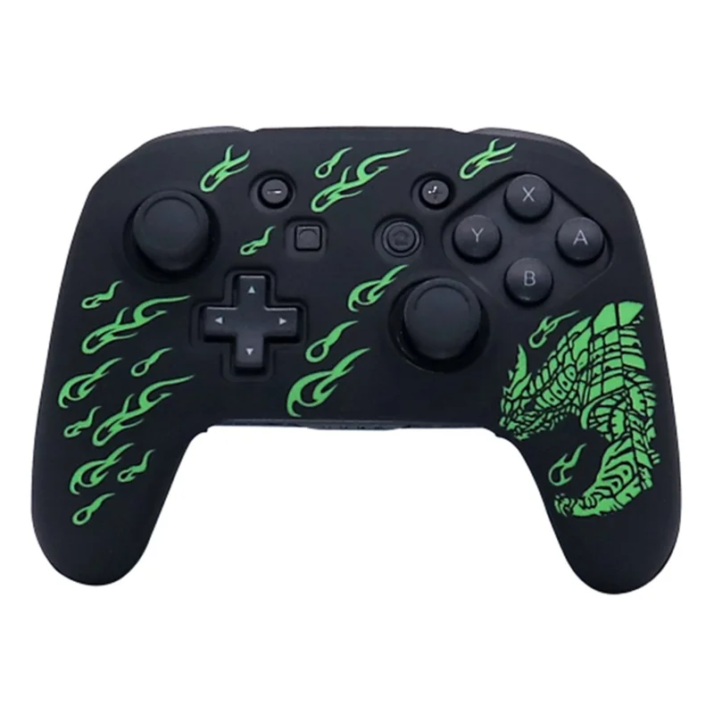 Capa Zruxe Para Nintendo Switch Pro Controller Silicone Antiderrapante Verde (protecao Gamepad)