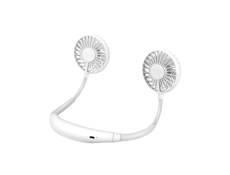 Ventoinha de Pescoço VOINEE Portátil USB 360° Branco