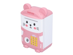 Mali cofrinho Infantil Eletrônico Mini Atm Musical com Rolamento Automático de Dinheiro para Crianças 3+ Anos