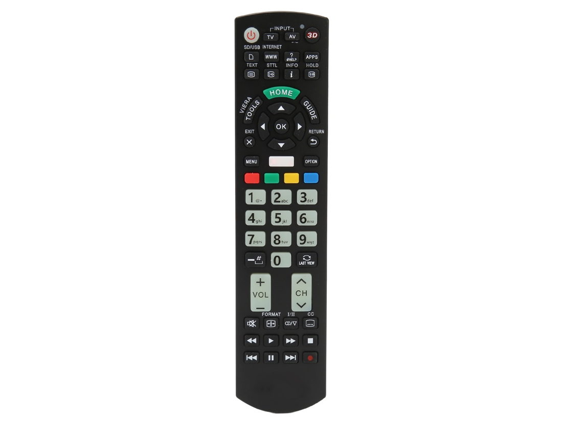 Controle Remoto Universal para TV com Design Ergonômico e Botões Macios