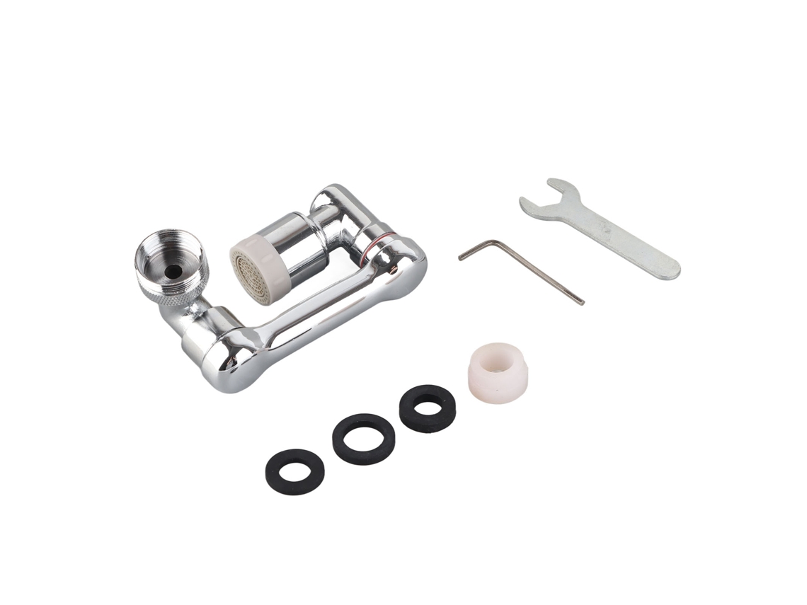 Extensor de Torneira Rotativo Universal com Filtro 2 Modos | S/MARCA