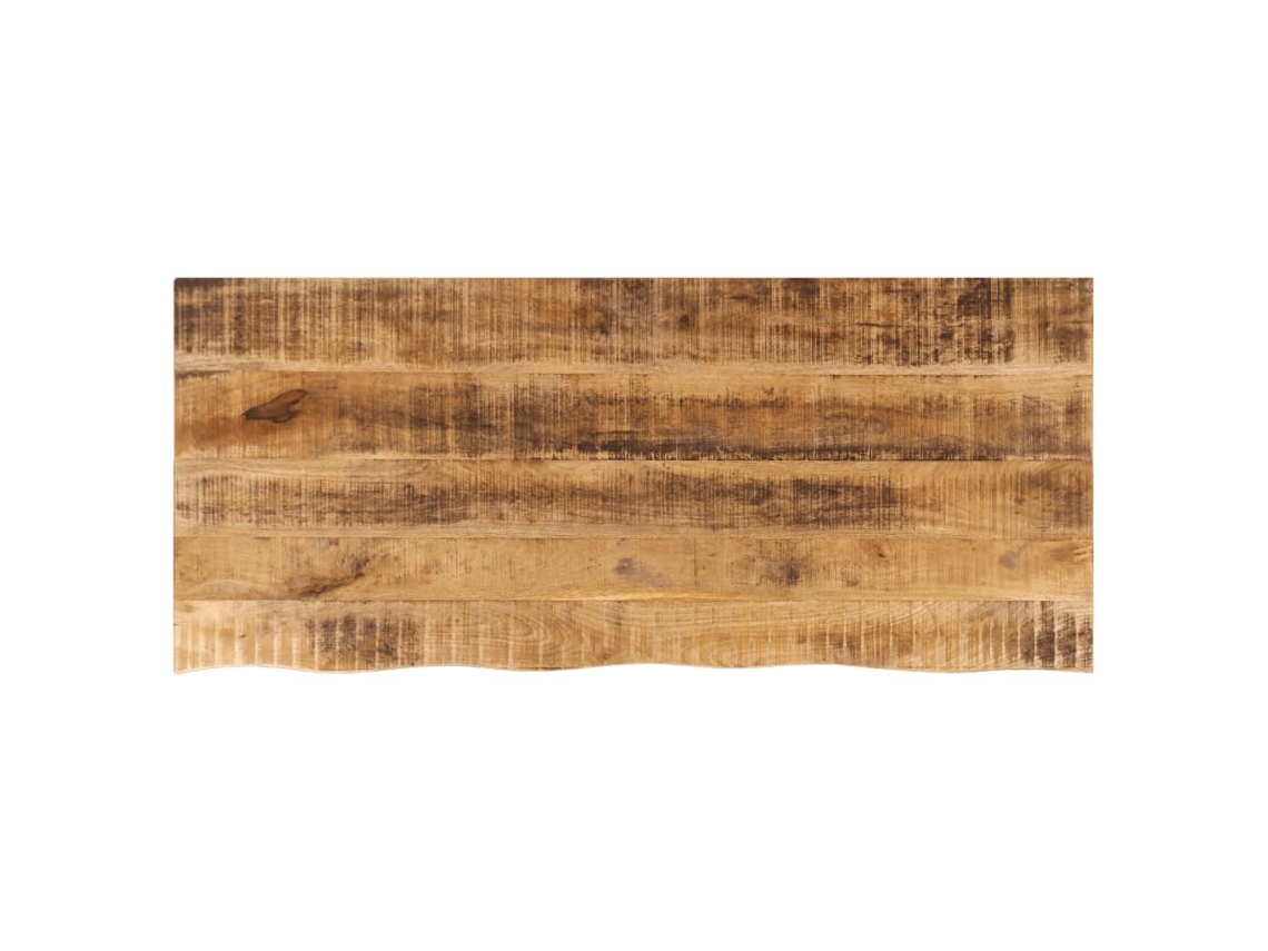 Vidaxl Tampo De Mesa Borda Viva 140x60x2,5 Cm Mangueira Áspera Maciça