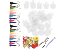 Marcador De Página Com Flores Prensadas, Kit Para Fazer Marcadores De Página Com Flores Secas Vayotoy (faça Você Mesmo)