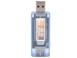 Medidor de Energia Usb 2.0 com Monitor de Tensão, Corrente e Capacidade de Bateria com Led