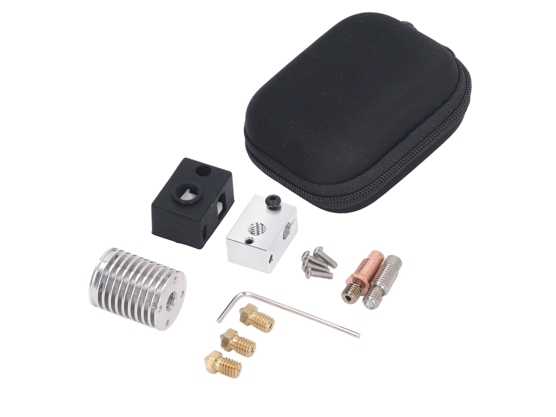 Kit de Hotend para Impressora 3d V6 com Bico de Latão 0.4mm S/MARCA