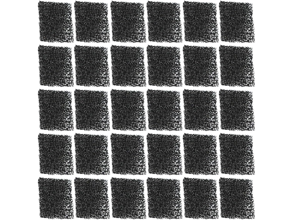 Esponja Filtrante Kichouse para Filtros de Fontes de Água, 90 Unidades, Material Esponjoso com Ação de Filtragem Fina e CHABERLU